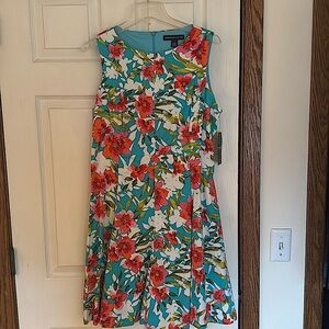 NWT Macy’s American Living Floral Dress Size 14.